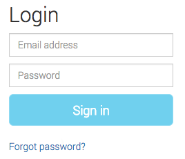 Forgot password